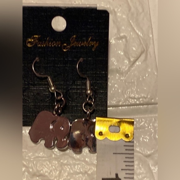 Elephant Pendant Drop Dangle Earrings Elephant Jewelry For Women‎ Girls - Picture 3 of 6